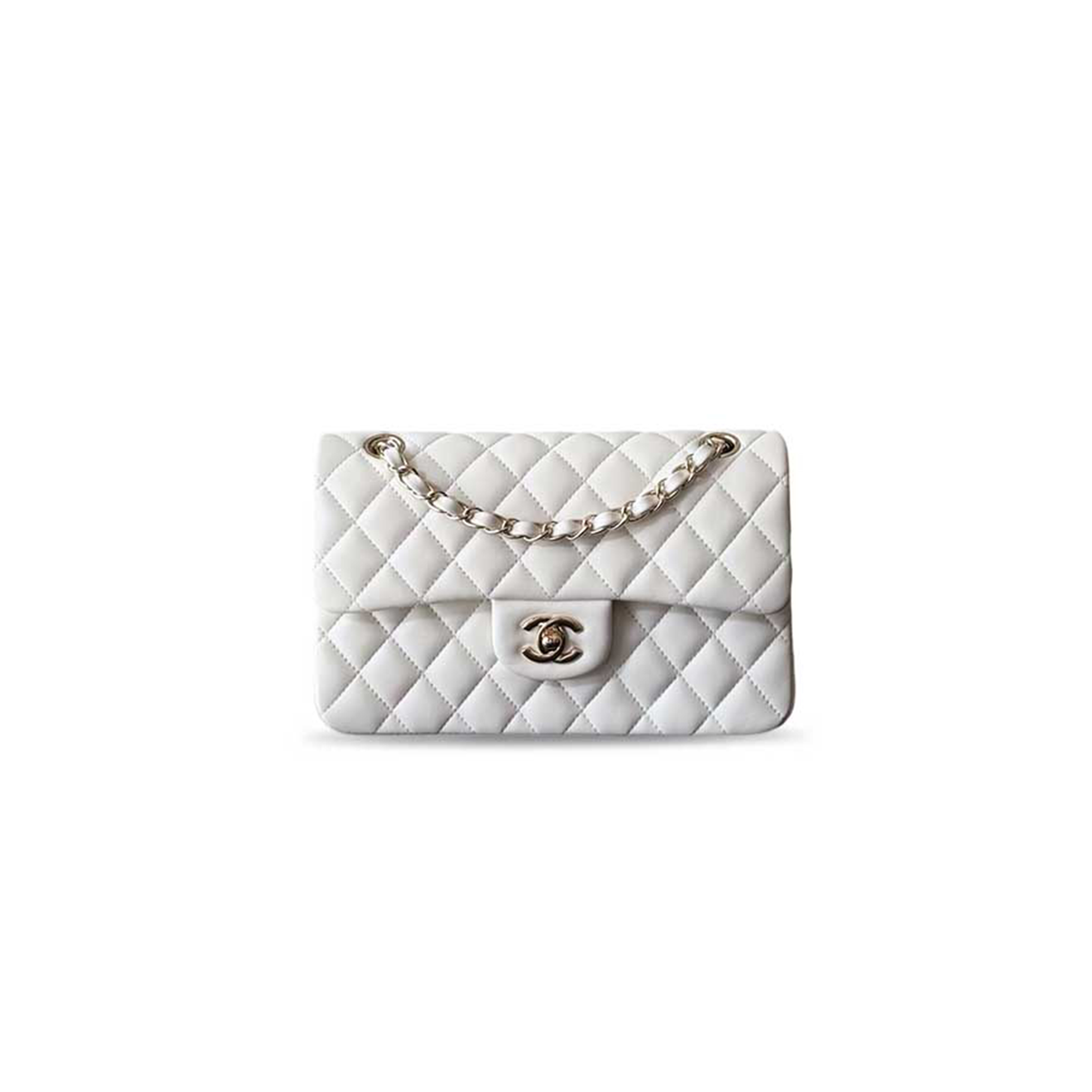 CHANEL LAMBSKIN SMALL CLASSIC FLAP BAG A01112 (23*14*6.5cm)
